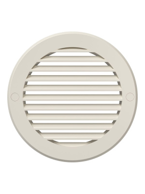 Решетка вентиляционная РКН фланец D125 D161 ASA Ivory ERA