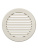 Решетка вентиляционная РКН фланец D125 D161 ASA Ivory ERA