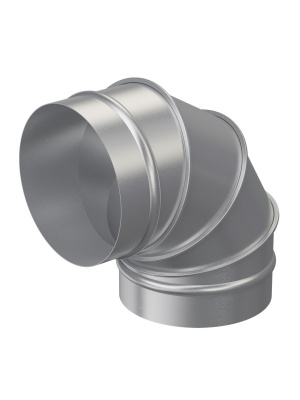 Отвод OTG D100 90° оцинк.сталь ERA PRO