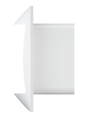 Решетка вентиляционная РСФ фланец 204х60 234x90 пластик ERA