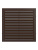 Решетка вентиляционная С сетка 195х195 пластик Brown ERA