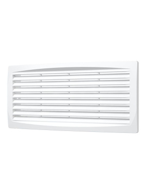 Решетка вентиляционная ДП фланец 275х105 переточная 300х135 пластик ERA