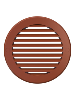Решетка вентиляционная РКН фланец D125 D161 ASA Terracotta ERA