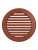 Решетка вентиляционная РКН фланец D125 D161 ASA Terracotta ERA