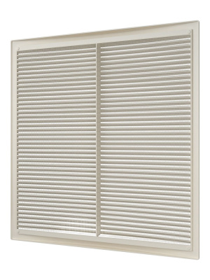 Решетка вентиляционная РЦ сетка 440х440 пластик Ivory ERA