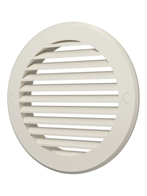 Решетка вентиляционная РКН фланец D125 D161 ASA Ivory ERA