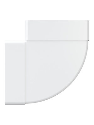 Колено КГП 60х120 горизонтальное пластик ERA