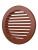 Решетка вентиляционная РКН фланец D125 D161 ASA Terracotta ERA