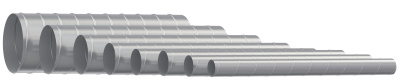 Воздуховод DG D250 L2м оцинк.сталь ERA PRO