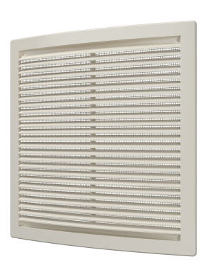 Решетка вентиляционная РЦ сетка 250х250 пластик Ivory ERA